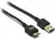 Kabel USB G&BL Micro USB 3.0, 1m, czarny (7150) Darmowy odbiór w 26 miastach!