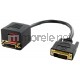 Kabel 4World DVI - DVI - HDMI 0.2m Czarny (8728) Darmowy odbiór w 26 miastach!
