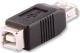 Adapter USB LINDY USB A - USB B Czarny (71228) Darmowy odbiór w 26 miastach!