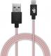 Kabel USB Patriot USB A - Lightning Różowy 1m (PCALC3FTRGD) Darmowy odbiór w 26 miastach!