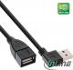Kabel USB InLine Kątowy USB A/A, 2m, Czarny (34618R) Darmowy odbiór w 26 miastach!