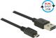 Kabel USB Delock Easy USB A - Micro-B 5m (83852) Darmowy odbiór w 26 miastach!