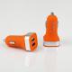 Ładowarka Global Technology Samochodowa MINI 2xUSB Pomarańczowa GT PRO (5901836988881) Darmowy odbiór w 26 miastach!
