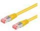 Goobay Patchkabel RJ45, S/FTP, Cat6a, Żółty, 5m (93814) Darmowy odbiór w 26 miastach!