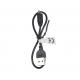 Kabel USB Vakoss OTG, USB + microUSB 2.0 A+B M/B M 0,3m 2w1 czarny (TC-U1293K) Darmowy odbiór w 26 miastach!