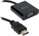 Kabel Akasa HDMI - D-Sub 0.20m Czarny (AK-CBHD15-20BK) Darmowy odbiór w 26 miastach!