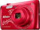 Aparat cyfrowy Nikon Coolpix A300, Czerwony z ornamentem (Nikon A300 red lineart) Darmowy odbiór w 26 miastach! Raty od 19,43 zł