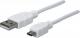 Kabel USB Manhattan USB 2.0 A-St. micro-B-St. 1,8m (324069) Darmowy odbiór w 26 miastach!