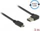 Kabel USB Delock Easy USB, Typ Micro-B, 3m, czarny (85168) Darmowy odbiór w 26 miastach!
