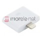 4World Adapter Lightning iPhone 5 Biały (08929) Darmowy odbiór w 26 miastach!