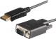 Kabel Elmak DisplayPort - D-Sub 1.8m Czarny (SAVIO CL-92) Darmowy odbiór w 26 miastach!