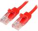 StarTech RJ-45 Cat5e męski-męski 0,5m czerwony (45PAT50CMRD) Darmowy odbiór w 26 miastach!