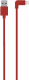 Kabel USB Belkin USB-Lightning, kątowy, 1.2 m, czerwony (F8J147BT04-RED) Darmowy odbiór w 26 miastach!