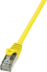 LogiLink Patchcord, CAT5e, SF/UTP, 0.25m, żółty (CP1017D) Darmowy odbiór w 26 miastach!