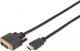 Kabel Digitus HDMI - DVI 2m Czarny (DB-330300-020-S) Darmowy odbiór w 26 miastach!