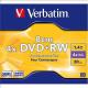 Verbatim mini DVD+RW, 4x, 1.4GB, 1szt. (43565) Darmowy odbiór w 26 miastach!