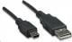 Kabel USB Manhattan miniUSB 1.8m Czarny (333375) Darmowy odbiór w 26 miastach!
