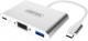 HUB USB Unitek USB C - VGA Biały (Y-9102) Darmowy odbiór w 26 miastach!