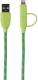 Kabel USB Boompods Duo Lightning & Micro to USB Cable 1 m green (DCGRN) Darmowy odbiór w 26 miastach!