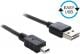 Kabel USB Delock EASY-USB, A-miniB, M-M, 5m, czarny 83365 Darmowy odbiór w 26 miastach!