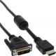 Kabel InLine HDMI - DVI-D 1m Czarny (17661) Darmowy odbiór w 26 miastach!