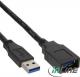 Kabel USB InLine USB 3.0 A/B, 1.5m, Czarny (35615) Darmowy odbiór w 26 miastach!