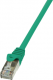 LogiLink Patchcord, CAT5e, SF/UTP, 0.25m, zielony (CP1015D) Darmowy odbiór w 26 miastach!