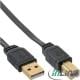 Kabel USB InLine USB-B ultra-płaski, 1.8m Czarny (34518F) Darmowy odbiór w 26 miastach!