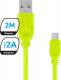 Kabel USB eXc Whippy USB A - Micro USB (M/M) Zielony 2m Darmowy odbiór w 26 miastach!