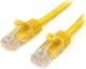 StarTech Patchcord, Cat5e, 1m, żółty (45PAT1MYL) Darmowy odbiór w 26 miastach!