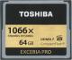 Karta pamięci Toshiba Exceria Pro CF 64GB (THN-C501G0640E6) Darmowy odbiór w 26 miastach! Raty od 11,70 zł