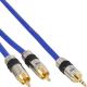 Kabel InLine Minijack 3.5 - RCA (Cinch) x2 1m Niebieski (89931P) Darmowy odbiór w 26 miastach!