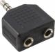 Adapter AV InLine Audio 3.5mm męski - 2x 3.5mm Stereo żeński (99301) Darmowy odbiór w 26 miastach!