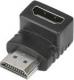 Adapter AV eSTUFF Kątowy HDMI 90 stopni (ES84266-BLACK) Darmowy odbiór w 26 miastach!