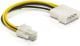 Delock Adapter Molex 4-pin - P4, 15 cm Darmowy odbiór w 26 miastach!
