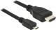 Kabel USB Delock microB - HDMI, 1m, czarny 83648 Darmowy odbiór w 26 miastach!