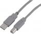 Kabel USB Sharkoon 2.0 A-B, 5m, szary (4044951015337) Darmowy odbiór w 26 miastach!
