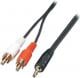 Kabel LINDY RCA (Cinch) x2 - RCA (Cinch) x2 2m Czarny (35681) Darmowy odbiór w 26 miastach!