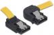 Delock Kabel SATA 30cm z zatrzaskami końcówka kątowa prawo-góra zółty (82523) Darmowy odbiór w 26 miastach!