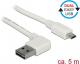 Kabel USB Delock Easy-USB, Micro B, 5m, biały (85174) Darmowy odbiór w 26 miastach!