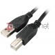 Kabel USB Natec Kabel USB 2.0 AM-BM 3m czarny NKA-0357 Darmowy odbiór w 26 miastach!