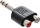 Adapter AV InLine InLine Audio Adapter 6.3mm Stereo męski - 2x Cinch żeński - 99323 Darmowy odbiór w 26 miastach!