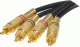 Kabel Vedimedia RCA (Cinch) x2 - RCA (Cinch) x2 2.5m Czarny (V8023629) Darmowy odbiór w 26 miastach!