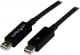 Kabel USB StarTech Thunderbolt 1m Czarny (TBOLTMM1M) Darmowy odbiór w 26 miastach!