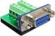 Adapter AV Delock Sub-D 9 pin female Terminal block 10 pin Darmowy odbiór w 26 miastach!