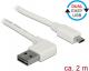 Kabel USB Delock Easy-USB, Micro B, 2m, biały (85172) Darmowy odbiór w 26 miastach!