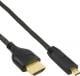 Kabel InLine HDMI - Micro HDMI 0.5m Czarny (17055D) Darmowy odbiór w 26 miastach!