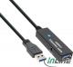 Kabel USB InLine USB A/A, 10m, Czarny (35655) Darmowy odbiór w 26 miastach!