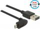 Kabel USB Delock Easy USB A - Micro-B 3m 90 (83857) Darmowy odbiór w 26 miastach!