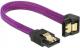 Delock Premium SATA DATA III, Metalowe Zatrzaski, Kątowy Wtyk, 10 cm, Fioletowy (83693) Darmowy odbiór w 26 miastach!
